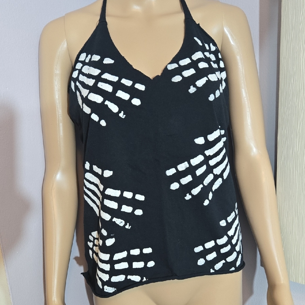 Skeleton Hands Halter Top